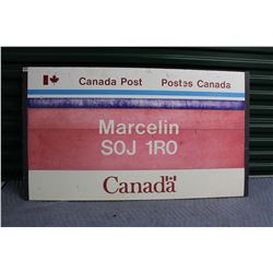Marcelin Canada Post Sign (45”x26”)