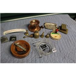 Lot of Ashtrays, Lighters, Etc