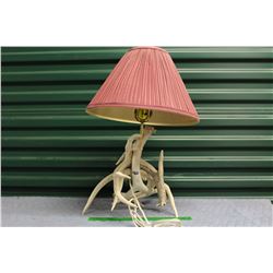 Antlers Art Lamp (22” Tall)