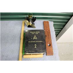 Ecofan, Leveler, Farm Equipment Service Manual, Milk Bottle Inserts& Butter Papers