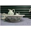 Image 5 : Pitcher & Basin w/Matching Pieces (Broken Bowl)