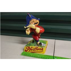 Pfeiffer's Beer Advertising Figure
