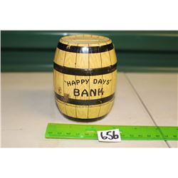 Happy Days Tin Bank Toy (J Chien Made In US)