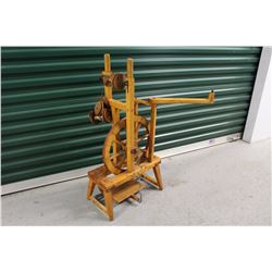 Vintage Wool Spinner (35”x 18”x 8”)