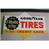 Image 1 : Good Year Tire Original Sign (28”x18”)
