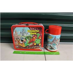 1980s Walt Disney Lunch Kit w/ Thermos (Aladdin)