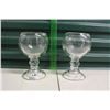 Image 1 : Pair of Vintage Heavy Beer Glasses