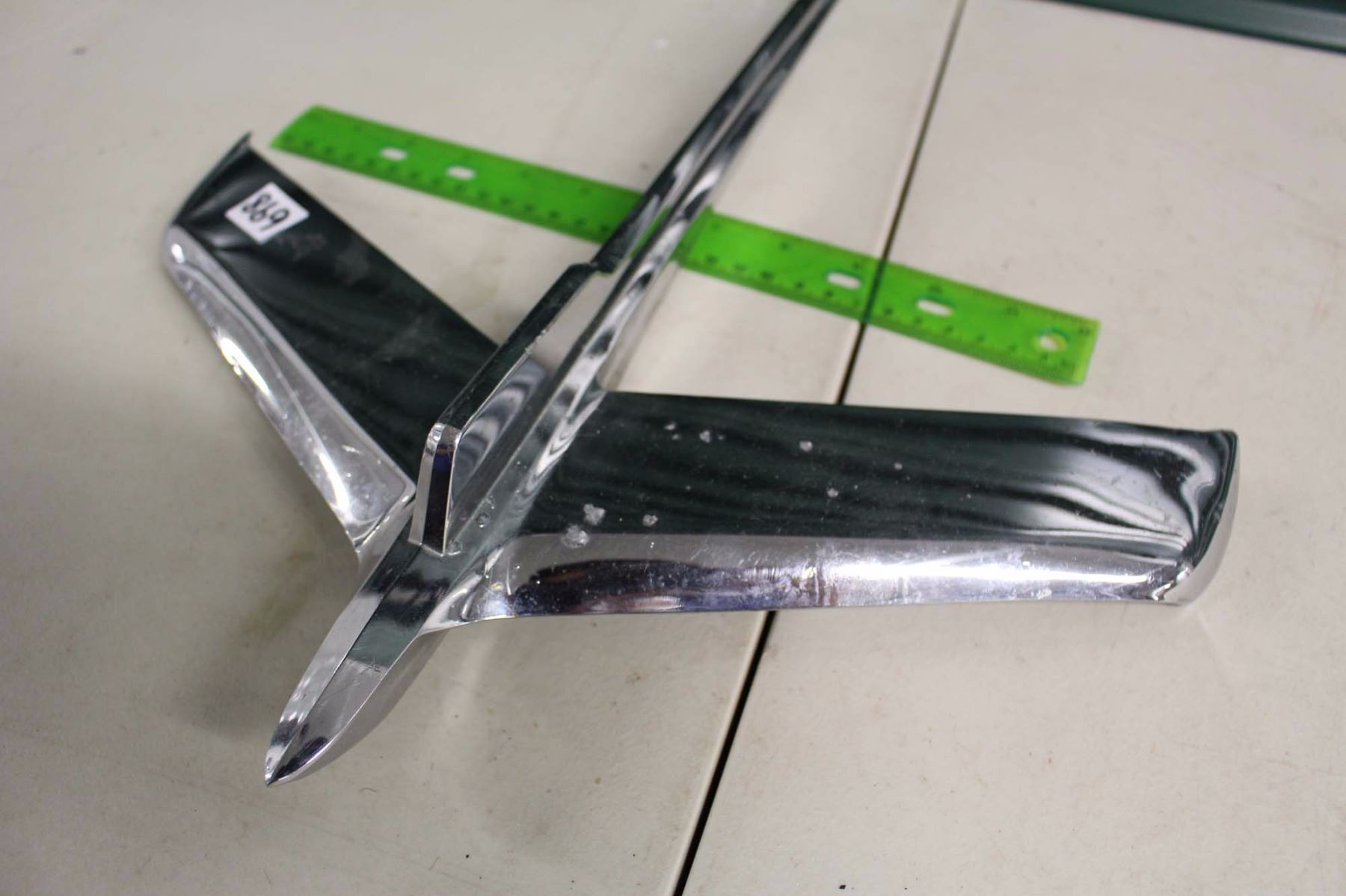 Winged Airplane Hood Ornament Bodnarus Auctioneering