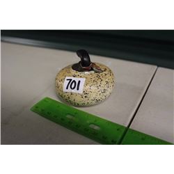 Whiskey Decanter Ceramic Curling Stone