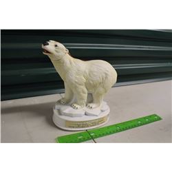 Ceramic Polar Bear Whiskey Decanter
