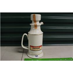 1980 Whiskey Decanter Potter's Premium- Celebrate Saskatchewan 1905