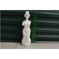 Italian Statue Porcelain Whiskey Decanter
