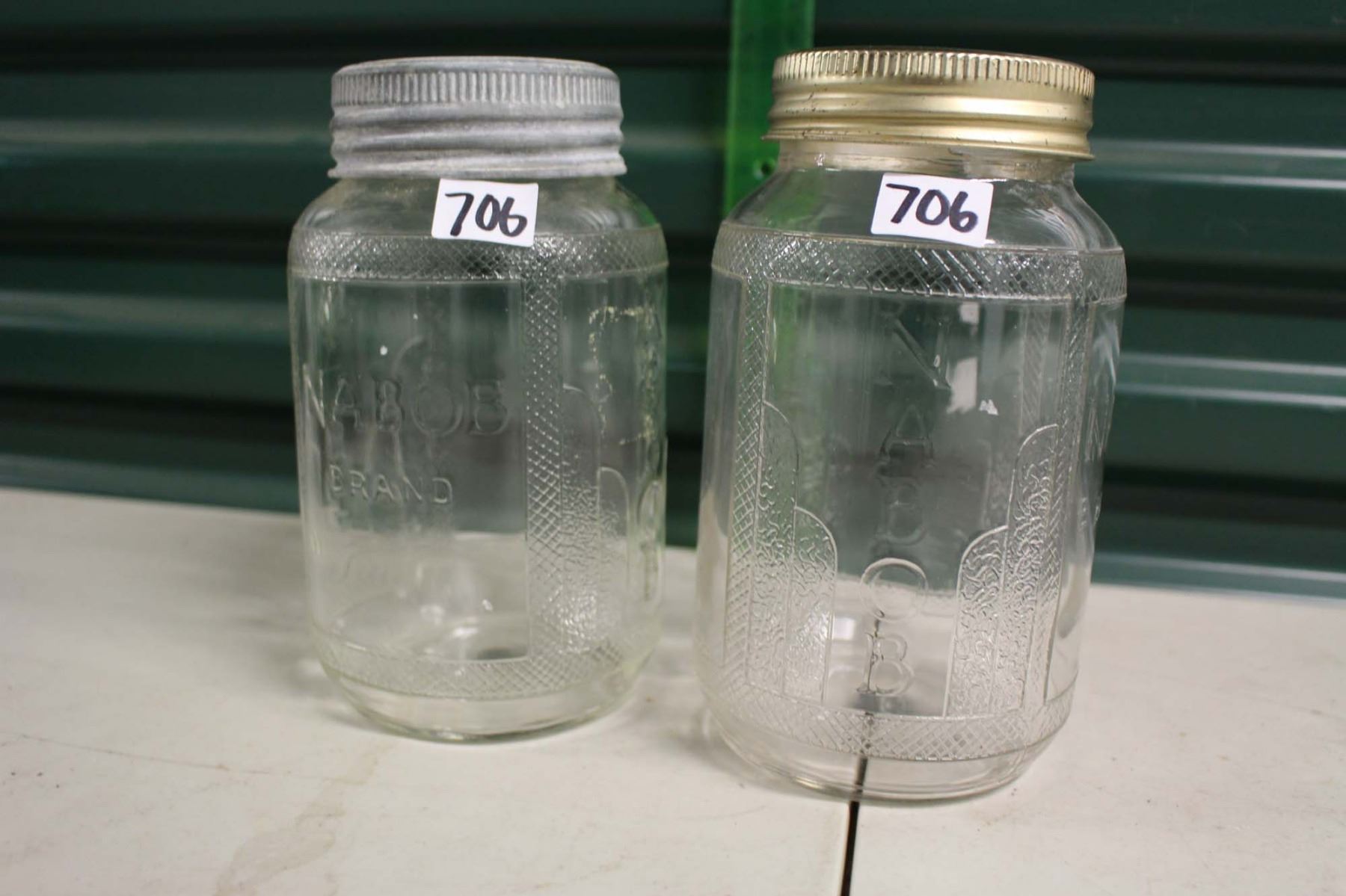 Nabob Coffee Jars (2) Bodnarus Auctioneering