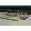 Image 2 : Pair of Matching Decorative Glass Bowls
