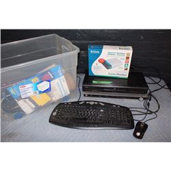 Lot of Electronic Misc: Router, DVD Players, Keyboard, Etc