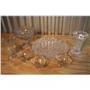 Image 1 : Lot of Crystal Glass Dishes (7)(Cups, Bowls & A Plate)