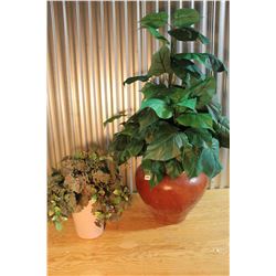 Artificial Plants (Pink Pot About 20” Tall)(Brown Pot 4ft Tall)