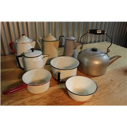 Lot of Enamelware
