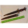 Image 1 : Dagger With Sheath (Eagle And Swastika On Handle, "Ulles Fur Deutlchland" On Blade)