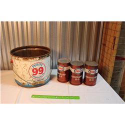 Purity 99 Grease Pail With Essolube D-3 Quarts (3)