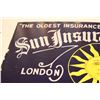 Image 2 : Porcelain Sun Insurance Office Sign, Wear, Touched Up