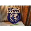 Image 1 : Porcelain Ford Agence Service Sign, DS, 1947 Dated, Reproduction