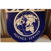 Image 3 : Porcelain Ford Agence Service Sign, DS, 1947 Dated, Reproduction