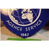 Image 6 : Porcelain Ford Agence Service Sign, DS, 1947 Dated, Reproduction