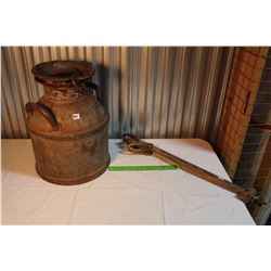 Beam Scale With Cream Can