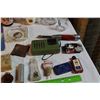 Image 3 : Lot Of Misc. (Bottles, Radio, Ashtrays, Glasses, Map Etc)