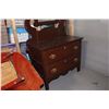 Image 2 : Antique Dresser, Brass hardware, Beveled Mirror