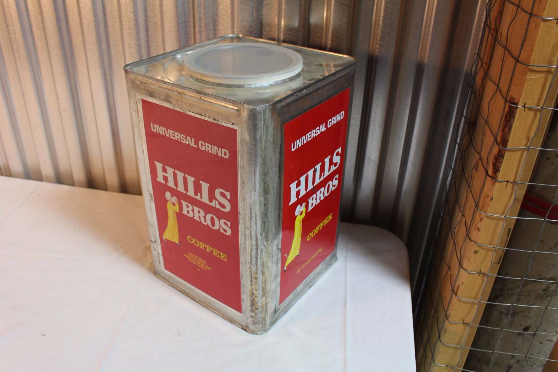 Hills Bros Coffee Tin