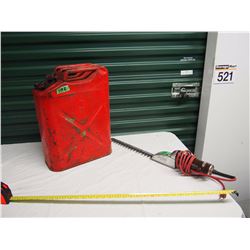 Working Sunbeam Hedgetrimmer With Metal Gas Can