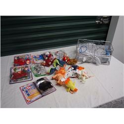 Lot Of Mini Beanie Babies W/ Container
