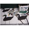 Image 2 : Box Full Of Vintage Duck Decoys (14 Wooden) (5 Metal)