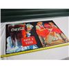 Image 1 : Pair Of Pressboard Coca Cola Advertisements