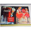 Image 2 : Pair Of Pressboard Coca Cola Advertisements