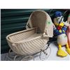 Image 2 : Doll Carriage W/ Donald Duck Doll And Additional Doll