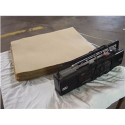 Cardboard Pads And Radio