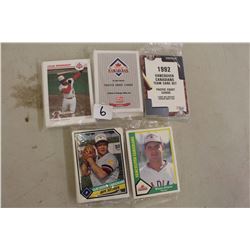 Lot of Vancouver Canadian Baseball Team Card Sets (5)