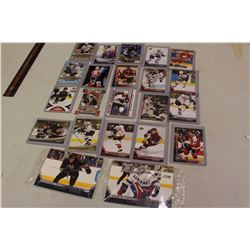 Lot of Assorted NHL 1997-2007 Collector Hockey Cards w/Holders