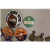 Image 3 : Lot of Political Related Pins & Dog Tags (6)(City of Moose Jaw 1960s)