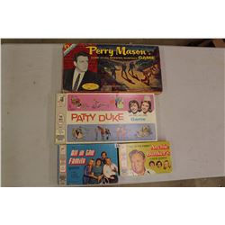Lot of Vintage Games (4)(All In The Family, Patty Duke &Perry Mason)