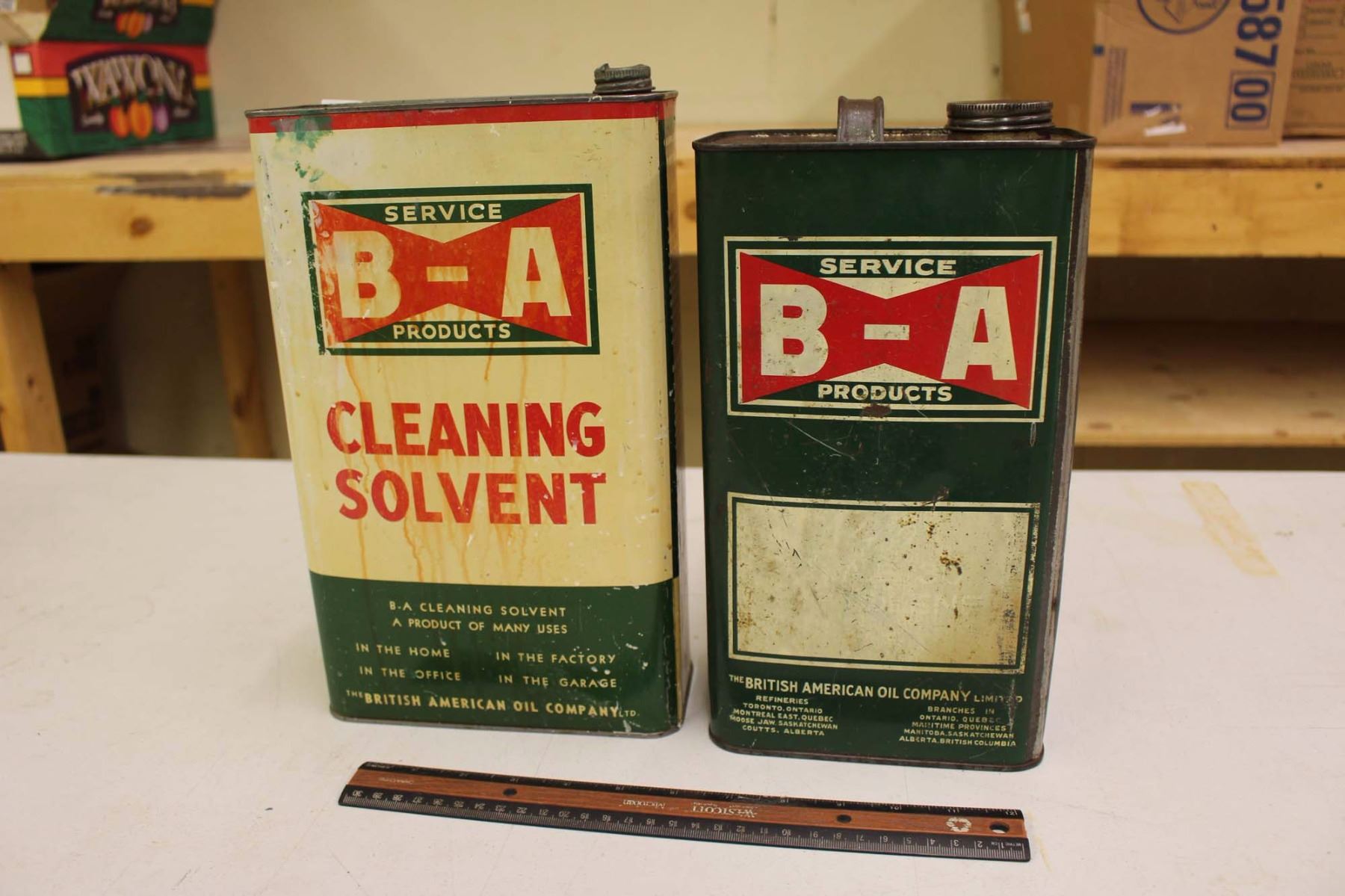 Service BA Products Tins, The British American Oil Company LTD.(2