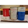 Image 3 : Motor Oil Tin Cans (3)(Ford, White Rose& AllState)(All Emptied)