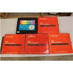 Singer Educational Filmstrips (4 Series)(Westward Migration, The World of The Circus&Community Worke