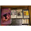 Image 2 : Lot of Unused SHQ Video Cassettes w/ VHS(MASH& In Concert Led Zeppelin)& Cassette Tapes(Billy Vaughn