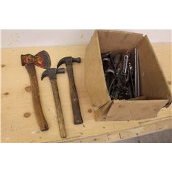 Lot of Tools (Hammers, Axe, Screwdrivers,Etc;)