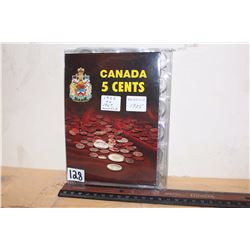 Plastic Book of Large Nickles: 1922 to 1967 Rabbit (Missing 1925)