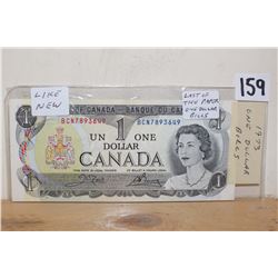 1973 $1.00 Bill (Like New & Last of The Paper Dollar Bills)